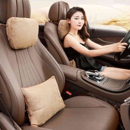 JINSERTA Headrest Support Seat / Maybach Design S Class Soft Universal Adjustable Car Pillow Neck Rest Cushion