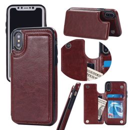 Luxury PU Leather Phone Case for iPhone 12 11 Pro Max Wallet Case for iPhone XR Xs SE 2020 Kickstand with Card Slots