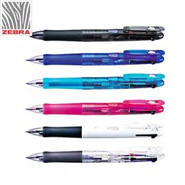 Assorted 6pcs Zebra Clip-on G B4A3 Assorted Colors 0.7mm Ballpoint Pens 
