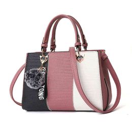 HBP Non- Single delivery, stripe contrast handbag, Yiwu * 10 3 sport.0018