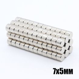 50pcs N35 Round Magnets 7x5mm Neodymium Permanent NdFeB Strong Powerful Magnetic Mini Small magnet