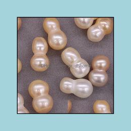 Pearl Loose Beads Jewelry Gourd-Shaped Natural Freshwater Pearls Naked Diy Irregar Shape Pendant Earrings Scattered Drop Delivery 2021 58Zcl