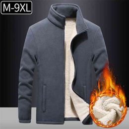 Plus Size 6xl 7xl 8xl 9xl Military Windproof Tactical Softshell Jacket Men Streetwear Military Hunt Fleece Jackets Coats Male 210819