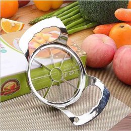 Apple Sliced Pear Cutter Fruit Divider Comfort Tool Durable Polished Handle Kitchen Peeler Stainless Steel 210423