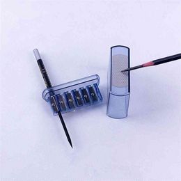 6 Holes Sketching Pencil Sharpener Charcoal Long Lead Core Cutter Art Drawing Tool Pencils Multif Writing 210615