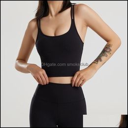 Exercise Athletic Outdoor Apparel & Outdoors Gym Clothing Cross Back Women Active Wear Sports Bra Padded Yoga Push Up Sexy Beauty Crop Top F