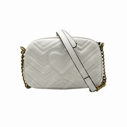 High Quality Marmont Women Handbags Silver Chain Shoulder Bags Crossbody Soho Bag Disco Messenger Bag Purse Wallet 5colors in stock