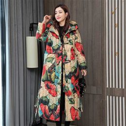 Winter Collection Jacket Stylish Windproof Female Coat Womens Quilted Jackets Long Warm Parkas Tops 211013