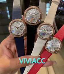 Fashion Women Geometric circle Watches Sapphire Stainless steel Roman Number Watch Female Quartz clock 30mm waterproof