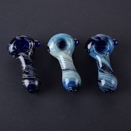 Glass Hand Pipe Smoking Tobacco Glass Spoon Pipes Dab Tools For Dry Herb Smoke Accessories WL03