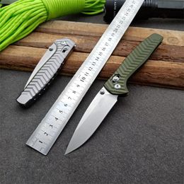 zip knife Australia - 1Pcs Top Quality 781 Pocket Folding Knife D2 Drop Point Stone Wash Blade Aviation Aluminum Handle With Zip Leather Bag