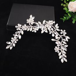 Wedding Sashes TRiXY SH239 Sparkle Silver Diamond Belt Big Rhinestone Bridal High Quality Applique Jewellery