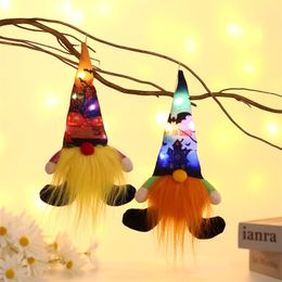 2023 Halloween Party Supplies glowing faceless old man Rudolph pendant dwarf doll ornaments