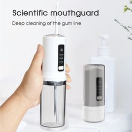 Oral Irrigators Nozzle Storage Portable Wireless Oral Irrigator Detachable Water Tank Teeth Cleaning Devices Washable Dental Flosser