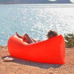 Inflatable Floats & Tubes Outdoor Camping Beach Swimming Bed Lazy Sleeping Bag Hammock Sofa Folding Fast Air