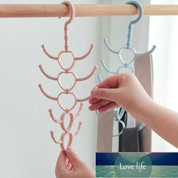 1 Pcs Rotatable 10-claw Multi-purpose Hook Hanger Hanger Scarves Scarf Coat Rack Plastic Shoe Hook Shoe Belts Scarf Hanger