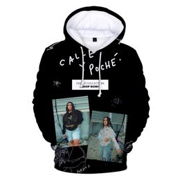 Calle Y Poche Print Kpop Hooded Sweatshirt Men/Women Casual Hip Hop Harajuku Clothes 4XL Men's Hoodies & Sweatshirts