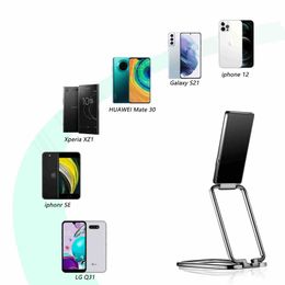 Mobile Phone Holders Cellphone Bracket Holder Stable Fixed Mounts Adhesive Shelf For iPhone Samsung Huawei Smartphone