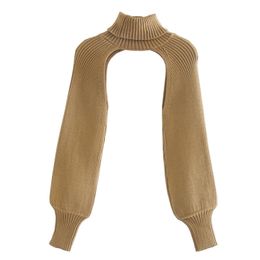 Women Turtleneck Long Sleeve Knitting Sweater Casual Femme Chic Design Pullover High Street Lady Tops SW886 210922