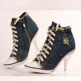 Botines De Mezclilla Para Mujeres Oferta Online | DHgate.com