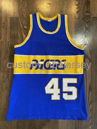 Stitched Custom Vintage MacGregor CHUCK PERSON #45 Jersey Men Women Youth Basketball Jerseys XS-6XL