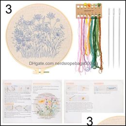 Arts, Gifts Home & Garden Other Arts And Crafts Sewing Craft Kit Hand-Stitched Needlework Tools Round Cross Stitch Printed Beginner Embroide