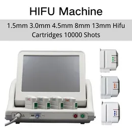 Other Beauty Equipment High intensity focused ultrasound hifu machine with 5 cartridges face lifting body lift machines 10 000 shots