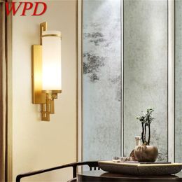 Wall Lamp WPD Modern Light Fixture 3 Color LED Luxury Sconce Indoor For Home Bedroom Living Room Office