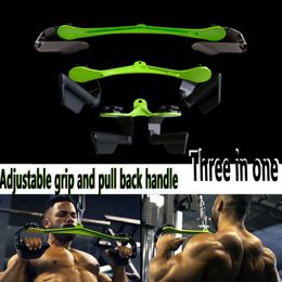 Lat Pull Down Bar Resistance Bands Pulley Cable Machine Attachments Home Gym Fitness Rowing Biceps Triceps Workout Muscles Barbell Trainer Back Muscle Blaster Grip