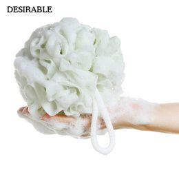 2Pcs High Quality Big Size Bath Ball Flower Bath Tubs Scrubber Body Cleaning With Exfoliate Puff Spa Mesh Shower Wash Product 210724