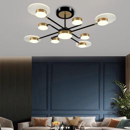 4/6/8 Heads Ceiling Lamps Lighting For Kitchen Bedroom Villa Apartment Dining Room Indoor Home Decorative LED AC90-260V Lights
