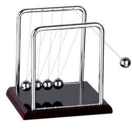 Early Fun Development Educational Desk Toy Gift Tonnes Cradle Steel Balance Ball Physics Science Pendulum 220115
