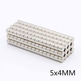 Wholesale - In Stock 500pcs Strong Round NdFeB Magnets Dia 5x4mm N35 Rare Earth Neodymium Permanent Craft/DIY Magnet