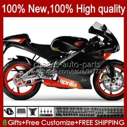 Body +Tank cover For Aprilia RS-250 RSV RS 250 RSV-250 RS250 RR RS250R 98 99 00 01 02 03 23No.34 RSV250 98-03 Glossy Black RSV250RR 1998 1999 2000 2001 2002 2003 Fairing Kit