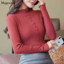 Autumn Winter Pullover women Sweaters And Pullovers Casual Ladies Pink Long Sleeve Knitted Women 6361 90 210512