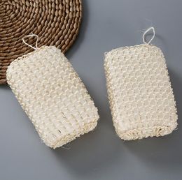 Brushes Sponges Scrubbers Bathroom Accessories Natural Bath Sisal Exfoliating Shower Sponge Remove The Dead Skin SN5430