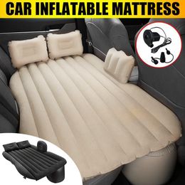 Other Interior Accessories Car Inflatable Sofa Air Travel Mattress Universal For Back Seat Multi Functional Pillow Outdoor Camping Mat