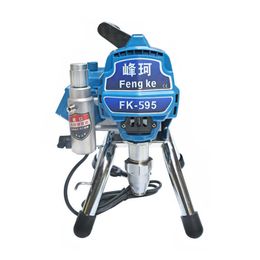 Professional airless spraying machine Professional Airless Spray Gun 2800W 2.8L Airless Paint Sprayer 595 painting machine tool 210719