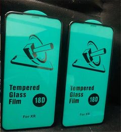 18D Airbag Soft Edge Full Cover Tempered Glass Screen Protector For iphone 12 mini Pro max 11 XR XS 6 7 8