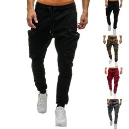 lightweight cargo trousers Australia - Men's Pants 1Pc City Military Tactical Men Sports Casual Jogging Trousers Lightweight Hiking Work Outdoor Pockets Cargo