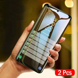 Skinlee For Note 10 Lite Protection Film Tempered Glass Protector Cover Case Galaxy S10 A51 A71 Cell Phone Screen Protectors
