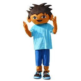 Halloween Happy Boy Mascot Costumes Christmas Fancy Party Dress Cartoon Character Outfit Suit Adults Size Carnival Easter Advertising Theme Clothing