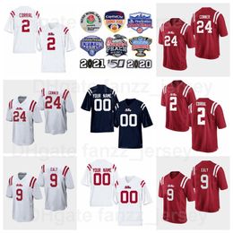 NCAA College Football Ole Miss Rebels Jersey Men 2 Matt Corral 9 Jerrion Ealy 24 Snoop Conner 25 Henry Parrish Jr 11 Dontario Drummond 36 Ashanti Cistrunk University