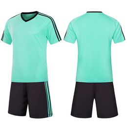 2021 Men Kids Youth Soccer Jerseys breathable Sets smooth white football sweat absorbing and children is train suitew