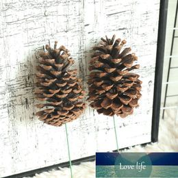 tree decoration baubles Canada - 25cm Large Christmas Pine Cones Bauble Tree Party Hanging Home Wedding Decoration Ornament