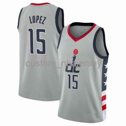 Mens Women Youth Robin Lopez #15 2021 Swingman Jersey Stitched custom name any number