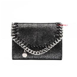 stella mccartney bag Small Women Fashion Designer Purse Wallets Causal Lady Wallet Soft PVC Leather Bag fashionbag_s high quality