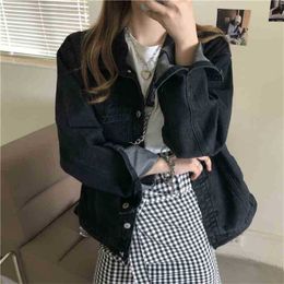 Women Solid Fashion Elegant Loose Casual Outwear Female Korean Coat Jacket Office Lady Chic Tops 210525