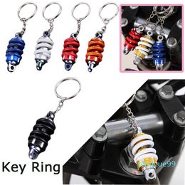 Hot Car Keychain Motorcycle Modified Absorber Key Ring Car Automobile Damping Modified Key Ring