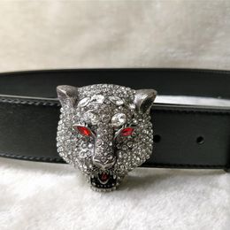Luxury High Quality ceinture Designer Belts Fashion Tiger animal pattern buckle belt mens womens belt for gift213D